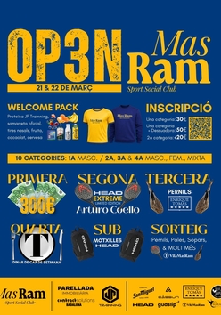 Cartel del torneo